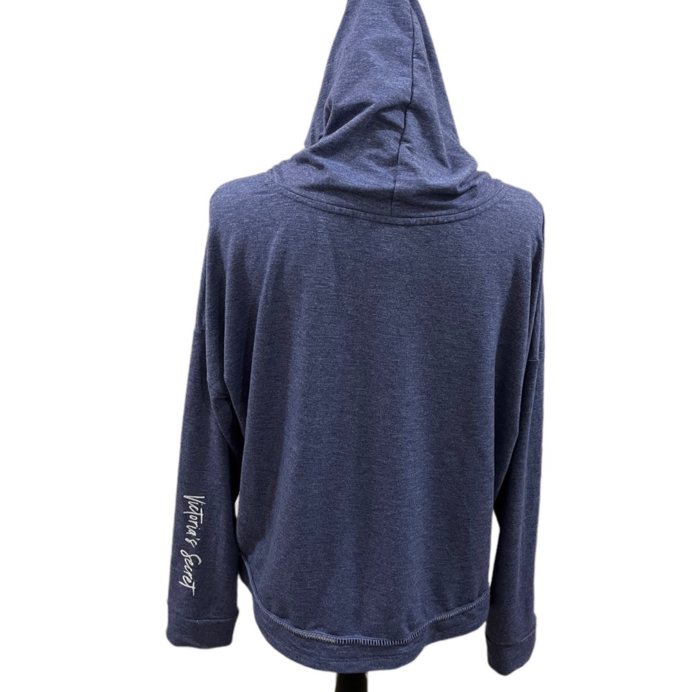 VICTORIA SECRET LIGHT-WEIGHT T-SHIRT HOODIE - Picture 3 of 5
